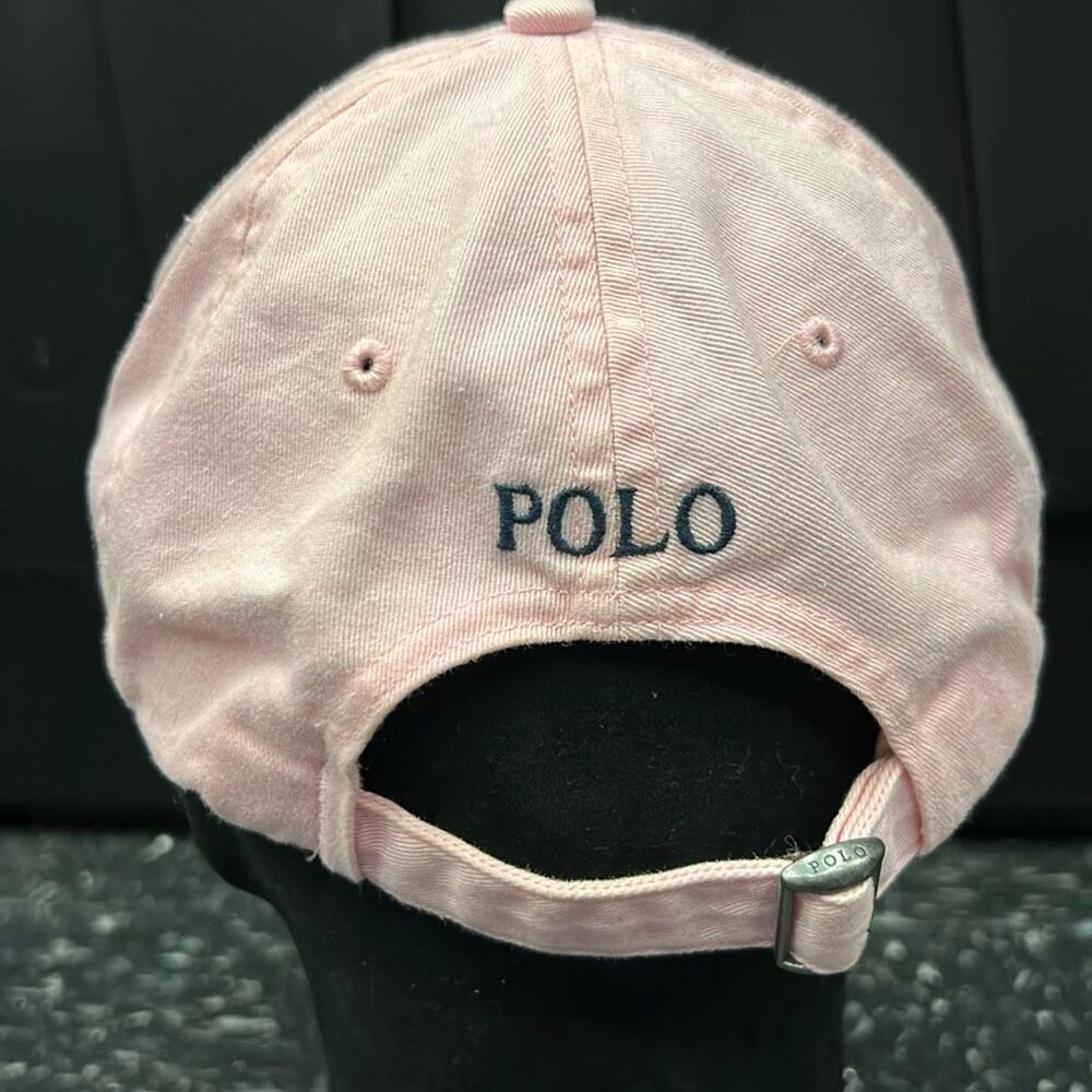 Polo Ralph Lauren Hat Cap Lt Pink Embroidered Logo - Picture 4 of 9